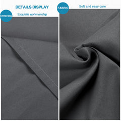 NTBAY 2 Pack 100% Microfiber Square Pillow Shams - NTBAY