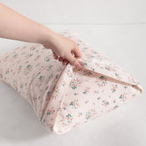 NTBAY 2 Pack Cotton 13" x18" Pillows with Toddler Cotton Pillowcases