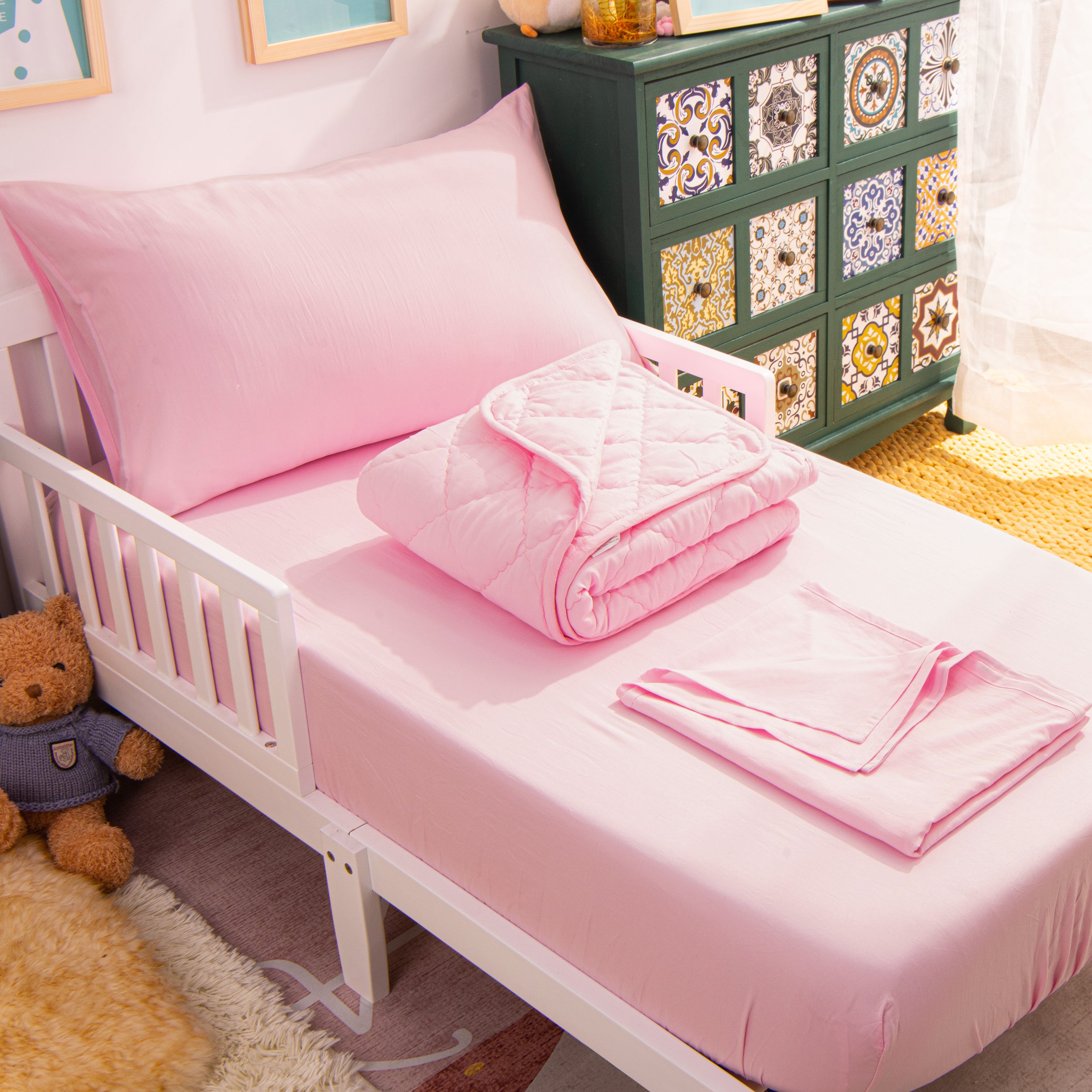 4 Pieces Soft Toddler Bedding Set|NTBAY®️ - NTBAY
