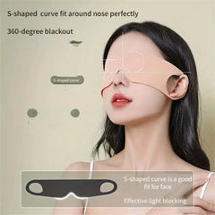 NTBAY Capsule Light-Blocking Eye Mask – Zero Pressure & Travel-Friendly