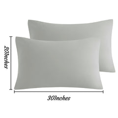 2 Pack Microfiber Queen Pillowcases with Envelope Closure|NTBAY®️ - NTBAY