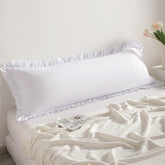 Brushed Microfiber Body Ruffled Pillowcase, Soft Breathable Envelope Closure Pillow Case - NTBAY