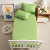 3 Pieces Microfiber Todder Sheet Set, Crib Sheet with Zippered Pillowcases - NTBAY