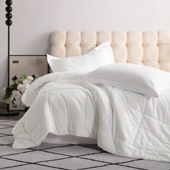 3 Pieces Microfiber Comforter Set with Pillow Shams - NTBAY