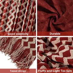 Soft Acrylic Knitted Throw Blanket|NTBAY®️ - NTBAY