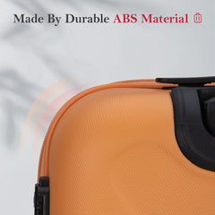 Ntbay 3 Piece Lightweight and Durable ABS Luggage Set with 360°Silent Wheels and TSA Lock