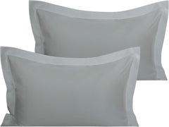 Organic Cotton Pillow Shams – Set of 2, Soft & Silky Sateen, 800TC|NTBAY®️