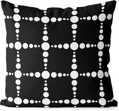NTBAY Bedsum Set of 4 Black & White Geometric Throw Pillow Covers