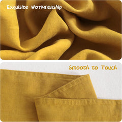 NTBAY French Linen Pillowcases – 2-Pack, Breathable & Cooling