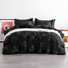 NTBAY 2/3 Pieces Constellation Pattern Microfiber Duvet Cover Set - NTBAY