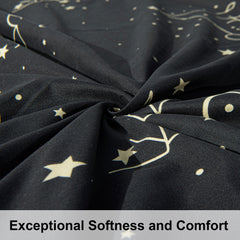 NTBAY 2/3 Pieces Constellation Pattern Microfiber Duvet Cover Set - NTBAY