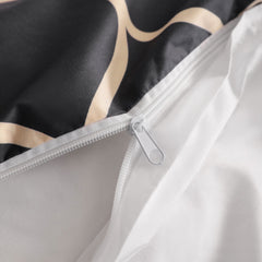 NTBAY 2/3 Pieces Curve Pattern Microfiber Duvet Cover Set - NTBAY