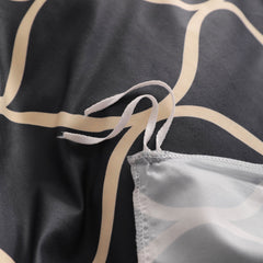 NTBAY 2/3 Pieces Curve Pattern Microfiber Duvet Cover Set - NTBAY