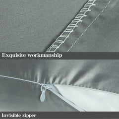 NTBAY 2 Pack Satin Toddler Pillowcases with Zipper Closure - NTBAY