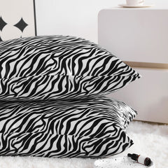 NTBAY 2 Pack Silk Satin Pillowcases with Envelope Closure - NTBAY