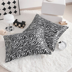 NTBAY 2 Pack Silk Satin Pillowcases with Envelope Closure - NTBAY