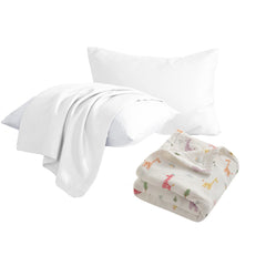 5-Piece Cotton Toddler Bedding Set, Safe & Hypoallergenic Gift Set - NTBAY