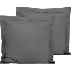 NTBAY 2 Pack 100% Microfiber Square Pillow Shams - NTBAY