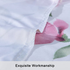 NTBAY 3 Pieces Flowers Somuns Pattern Duvet Cover Set - NTBAY