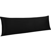 NTBAY 500 Thread Count Cotton 20 x 54 Inches Body Pillowcase with Envelope Closure 1 Pc-Body (20 x 54 inches) / Black - NTBAY