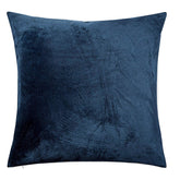NTBAY Cozy Velvet Throw Pillow Cover,Euro Square Pillowcase Euro (24 x 24 inches) / Navy Blue - NTBAY