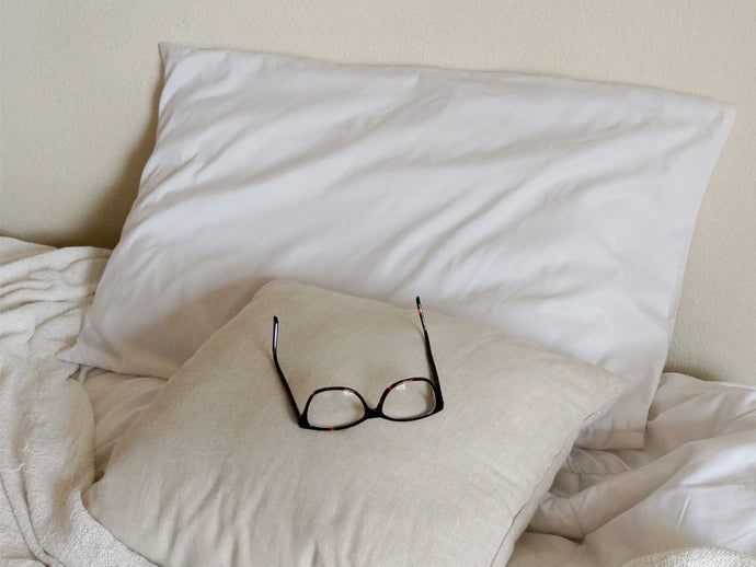 Why do pillows turn brown over time?