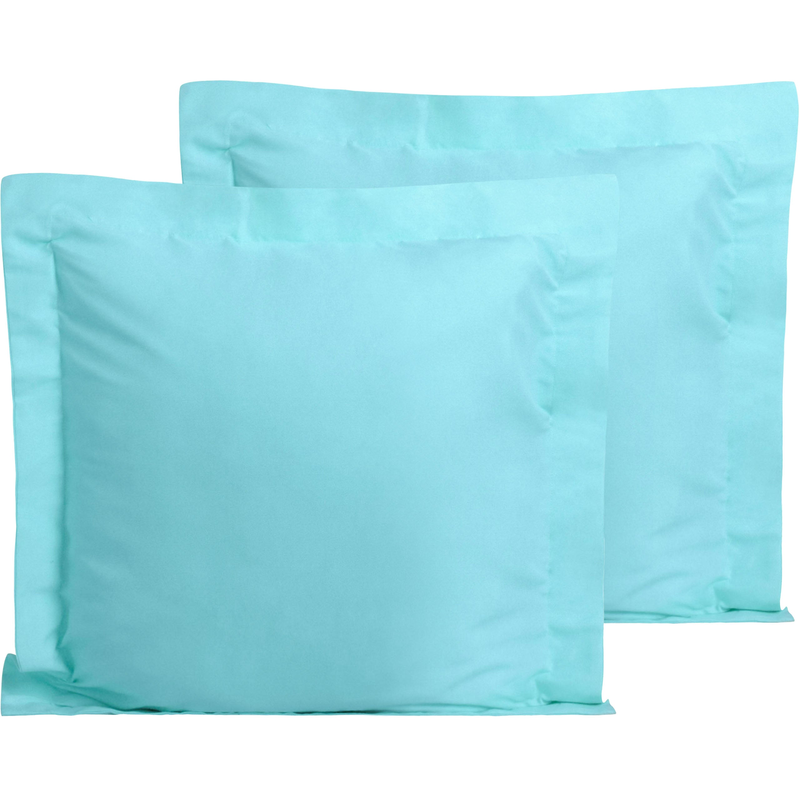 NTBAY 2 Pack 100% Microfiber Square Pillow Shams - NTBAY