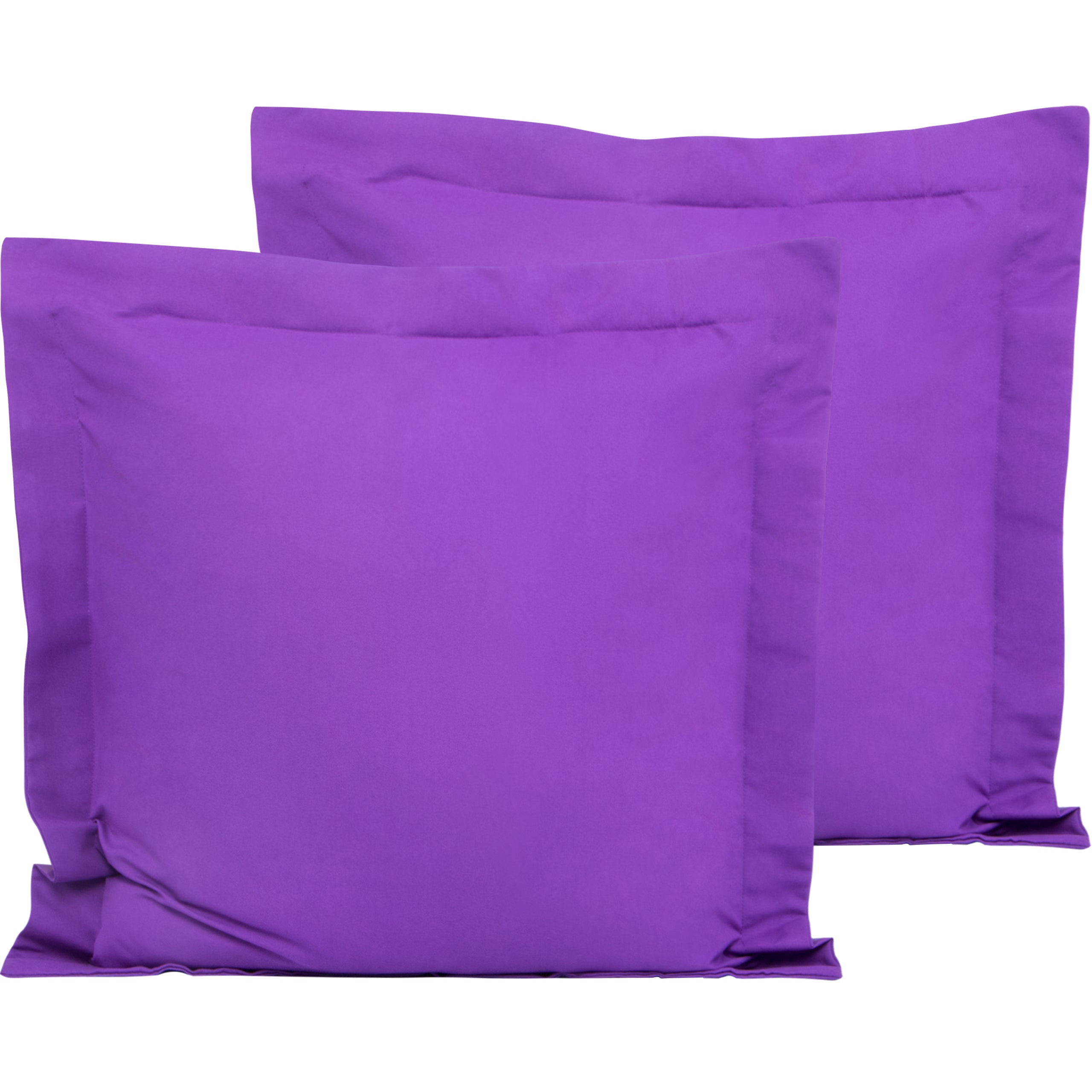 NTBAY 2 Pack 100% Microfiber Square Pillow Shams - NTBAY