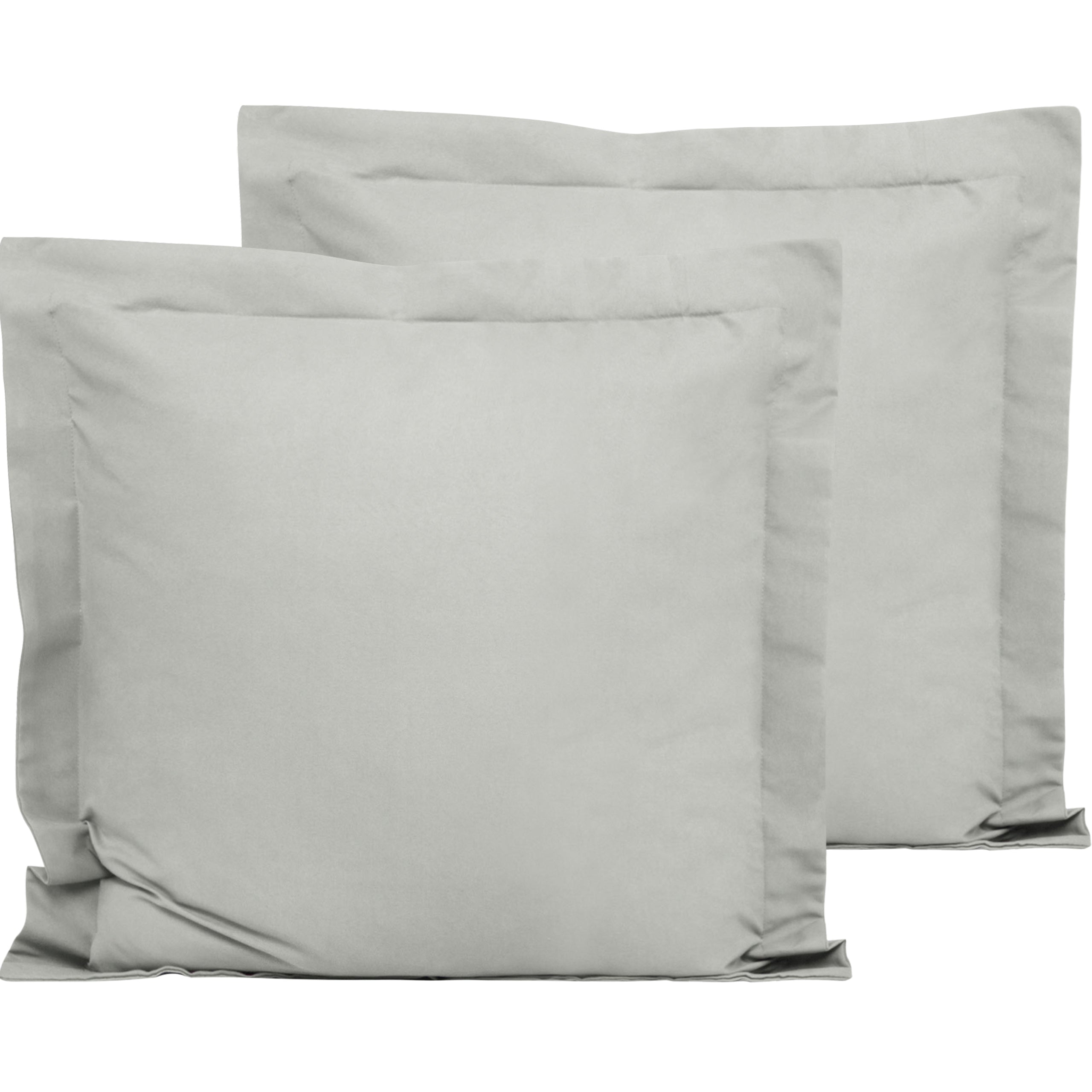 NTBAY 2 Pack 100% Microfiber Square Pillow Shams - NTBAY