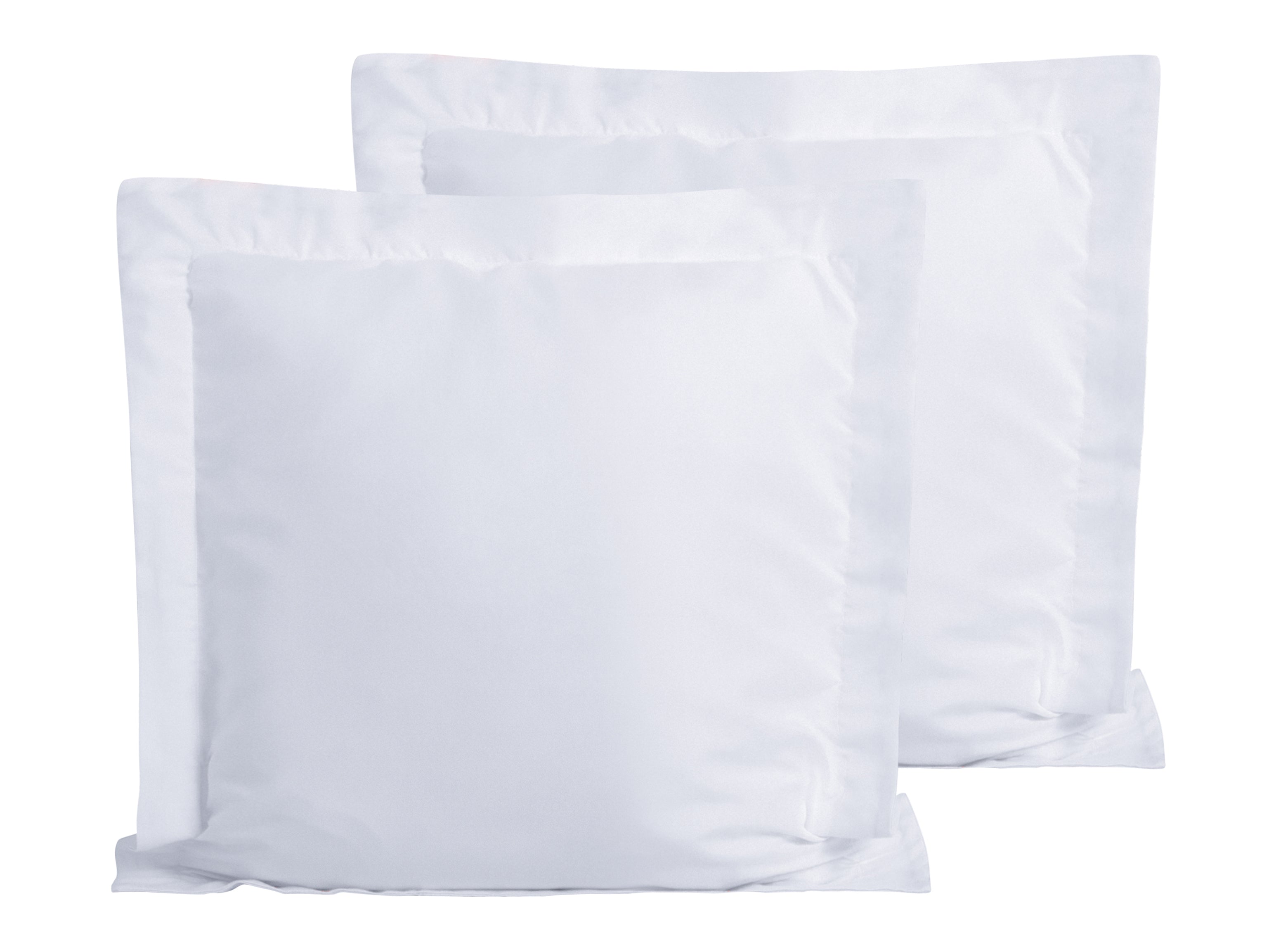 NTBAY 2 Pack 100% Microfiber Square Pillow Shams - NTBAY