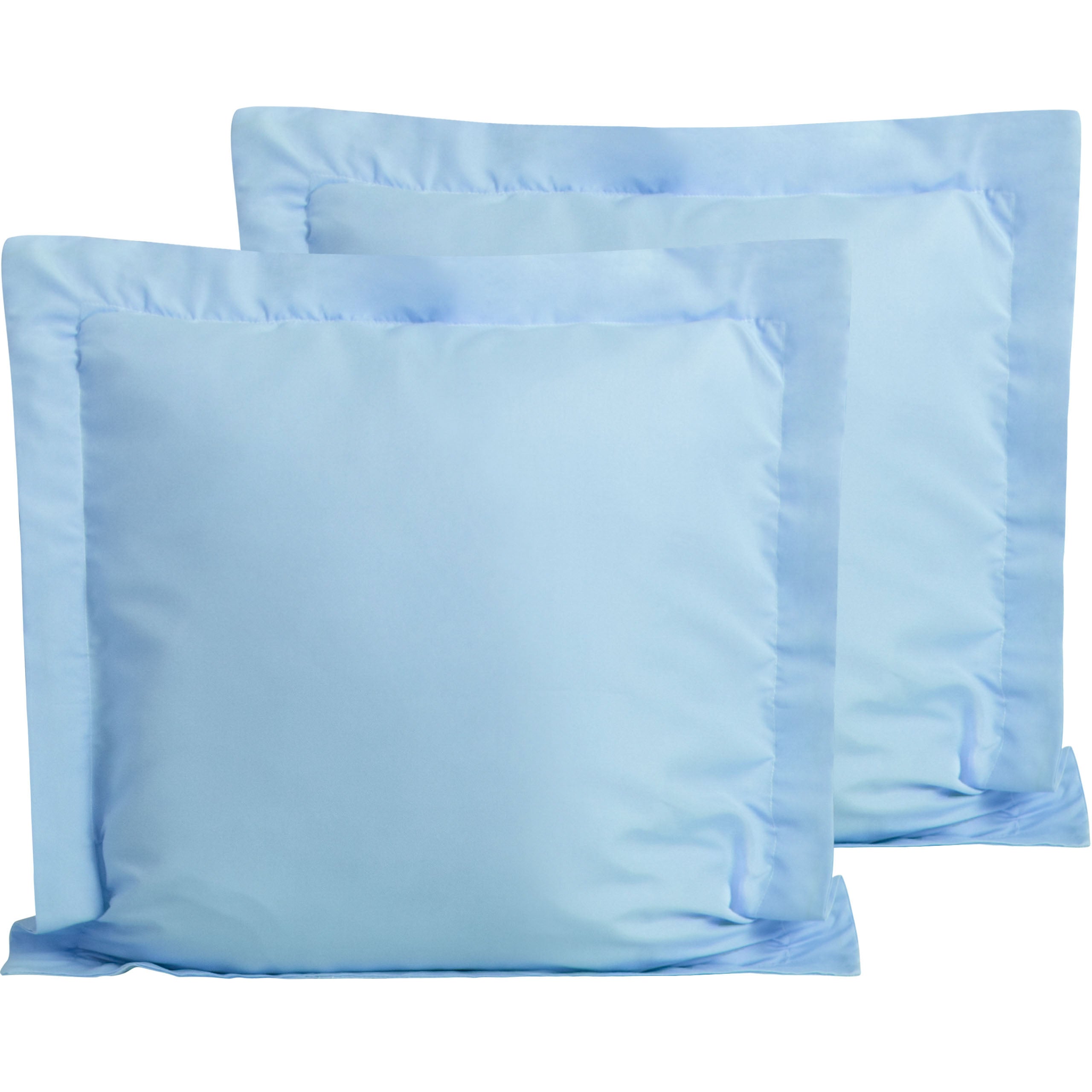 NTBAY 2 Pack 100% Microfiber Square Pillow Shams - NTBAY