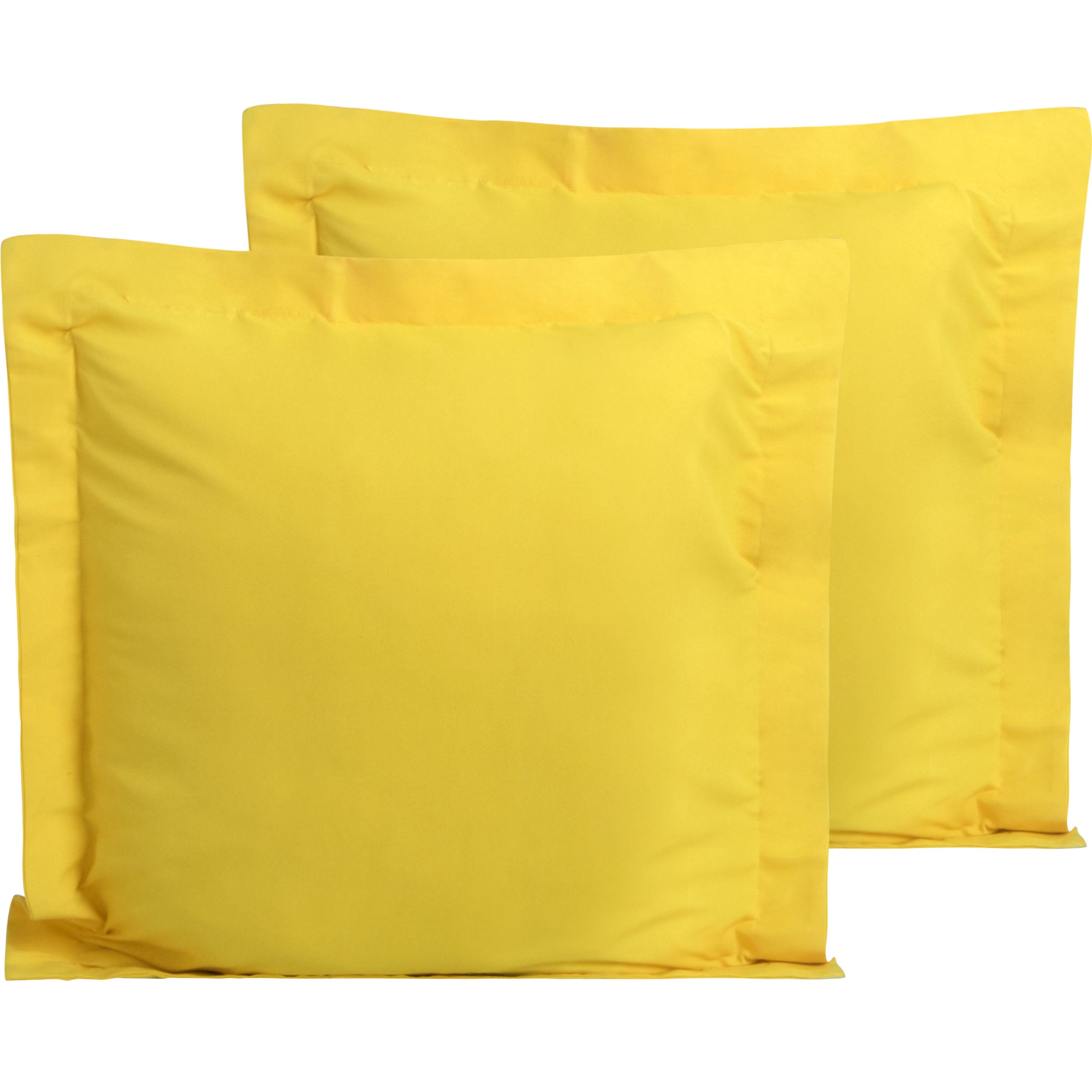 NTBAY 2 Pack 100% Microfiber Square Pillow Shams - NTBAY