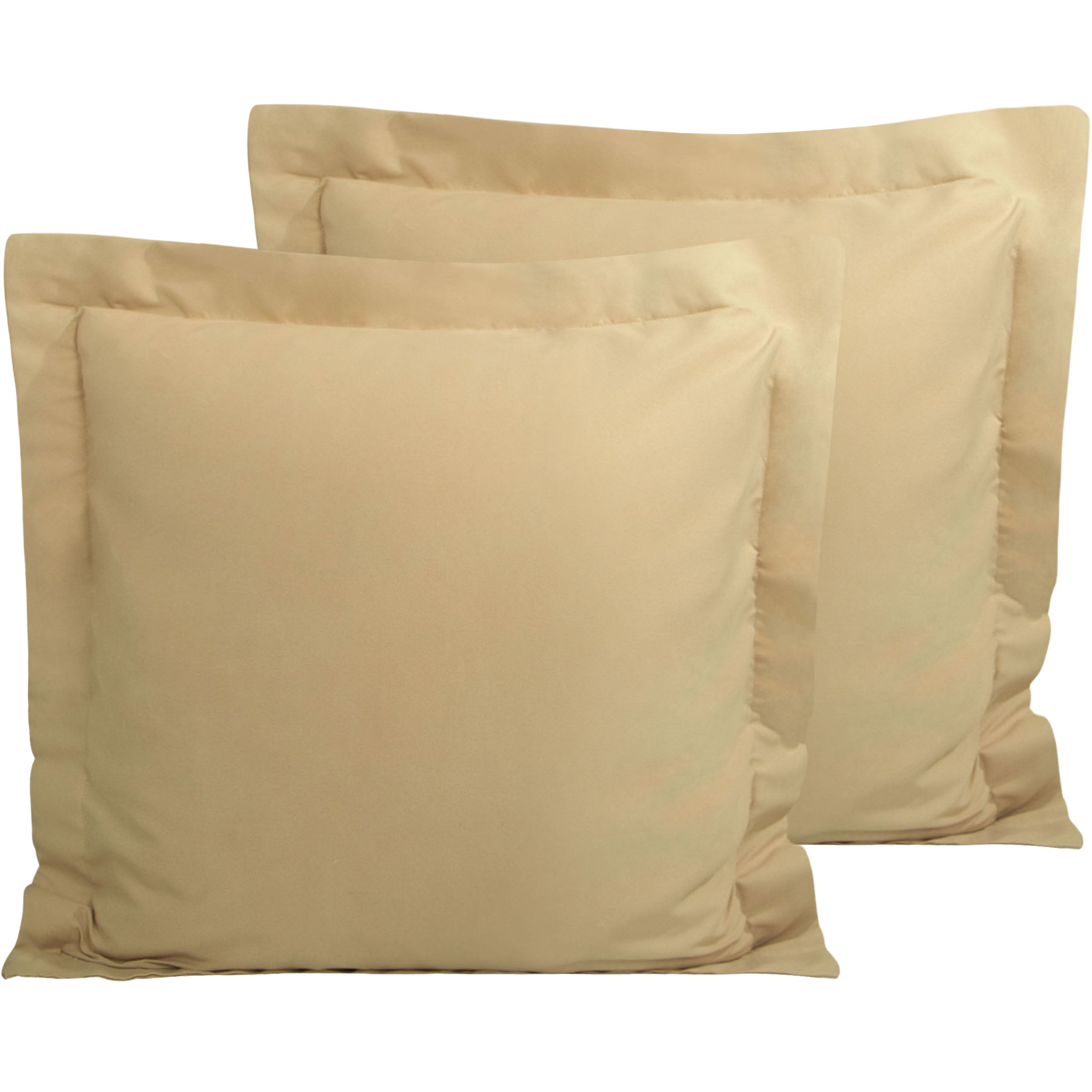 NTBAY 2 Pack 100% Microfiber Square Pillow Shams - NTBAY