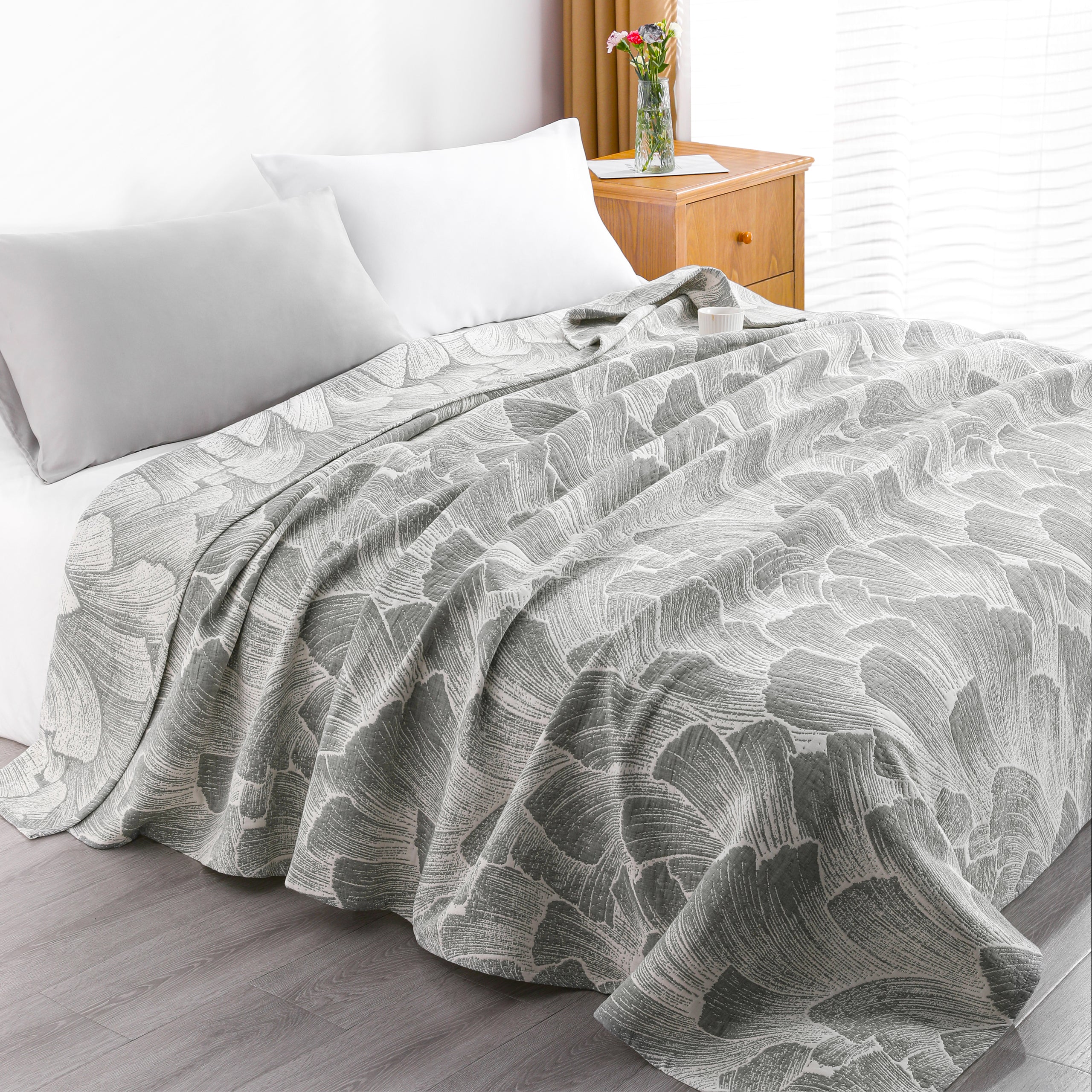 3-Layer Cotton Muslin Blanket - Soft, Breathable, and Lightweight Quilt|NTBAY®️