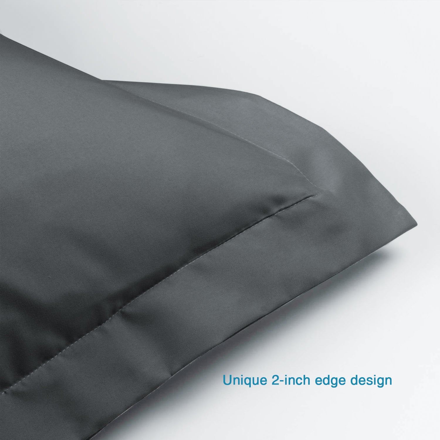 NTBAY 2 Pack 100% Microfiber Square Pillow Shams - NTBAY