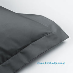 NTBAY 2 Pack 100% Microfiber Square Pillow Shams - NTBAY