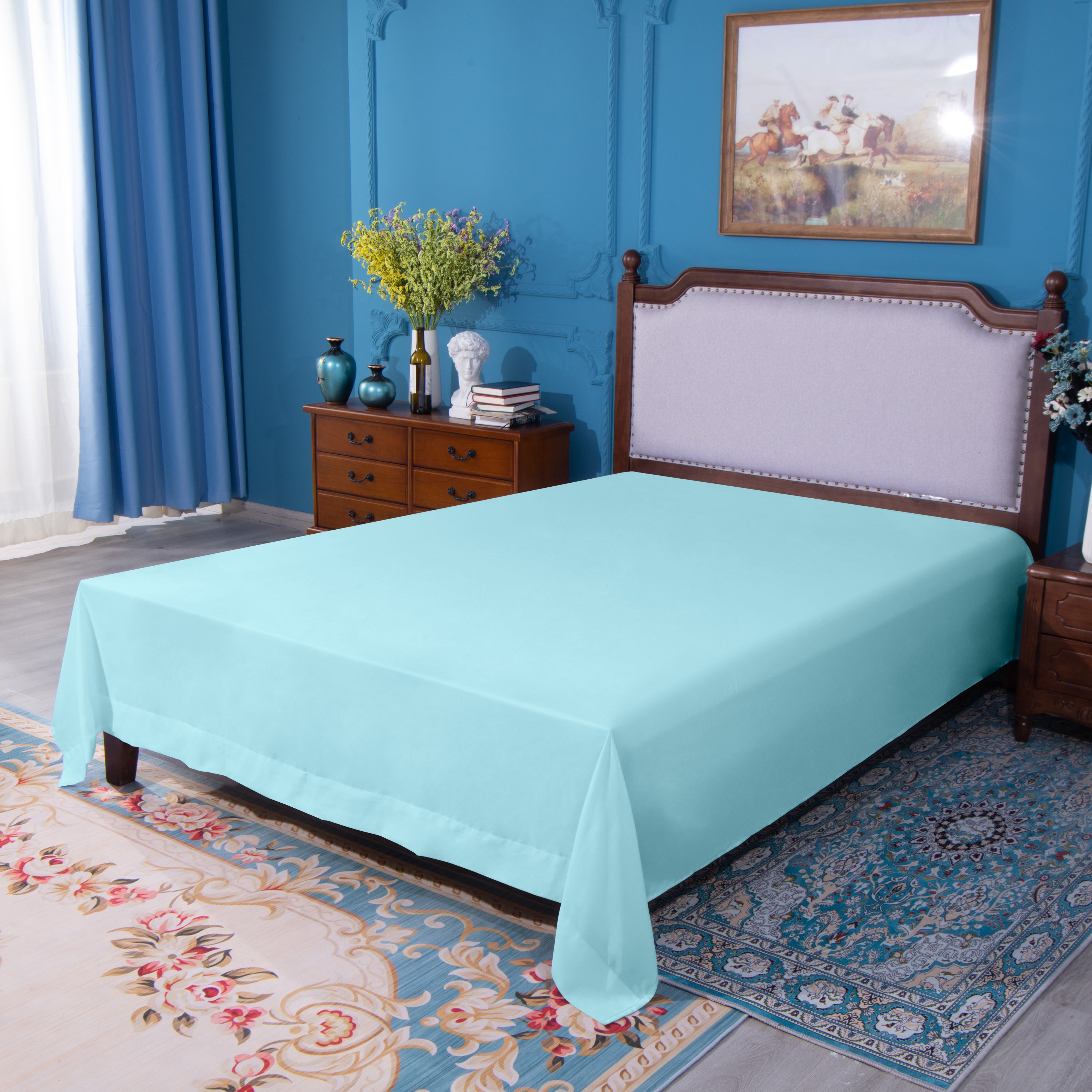 NTBAY Ultra-Soft Microfiber Flat Sheet – Breathable & Cozy