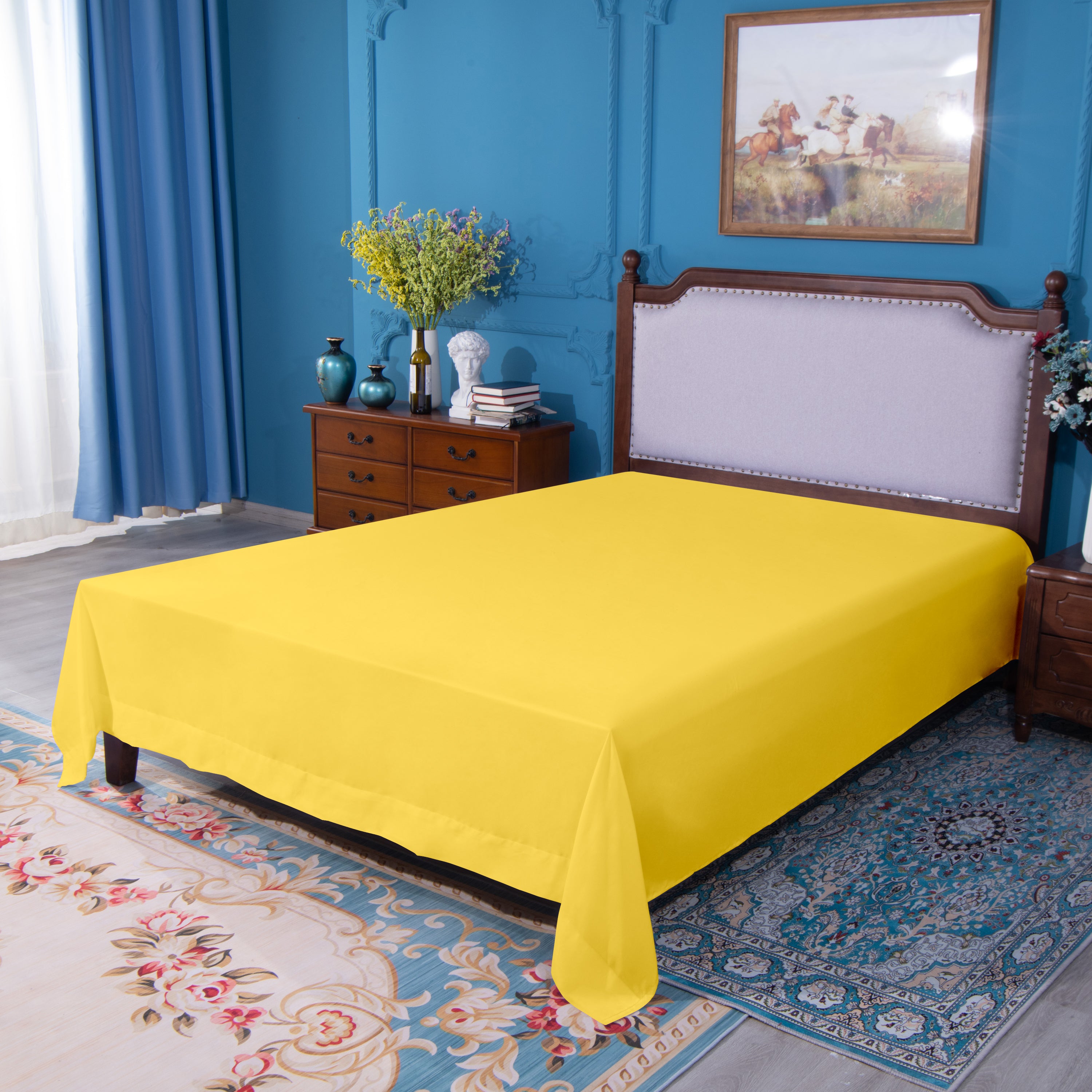 NTBAY Ultra-Soft Microfiber Flat Sheet – Breathable & Cozy