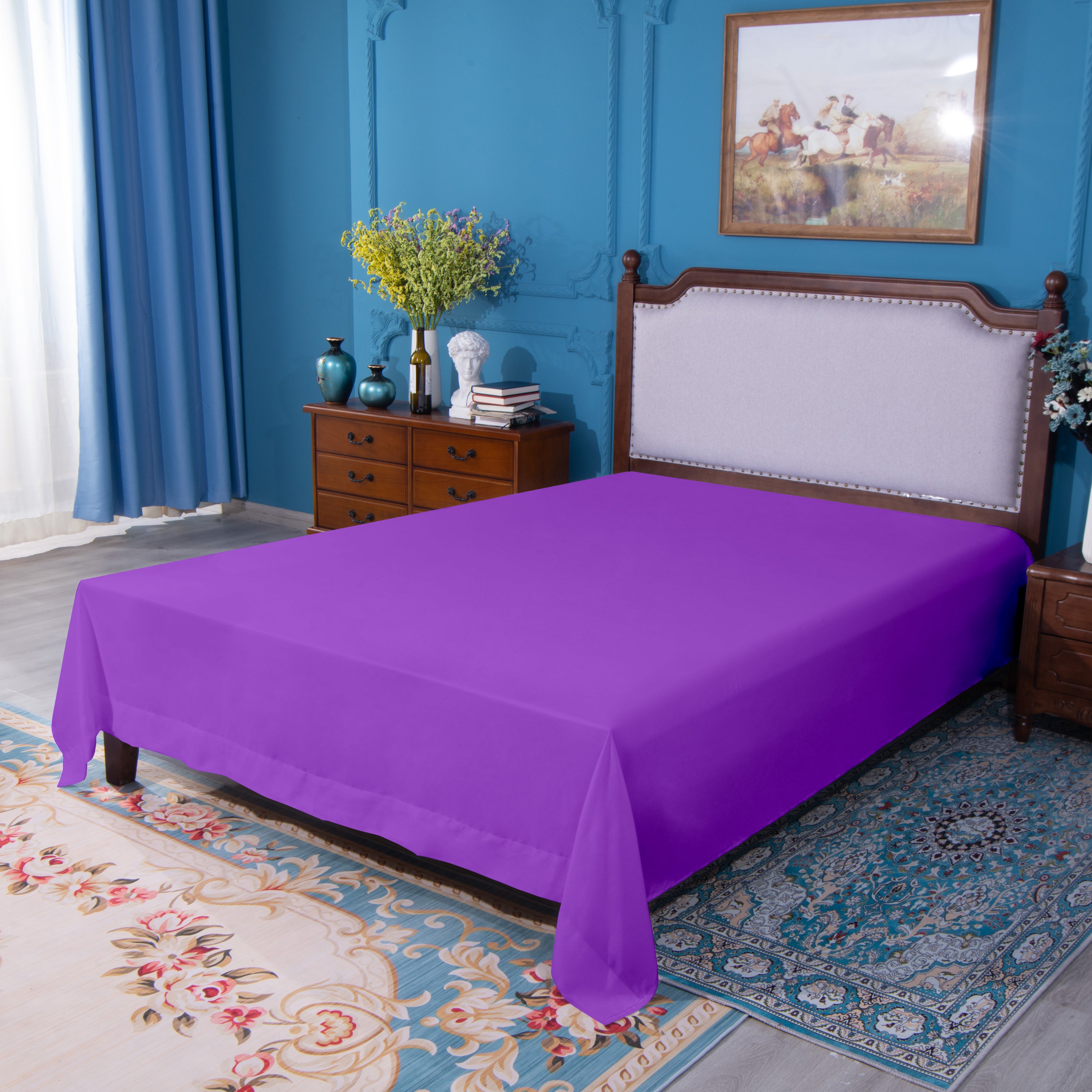 NTBAY Ultra-Soft Microfiber Flat Sheet – Breathable & Cozy
