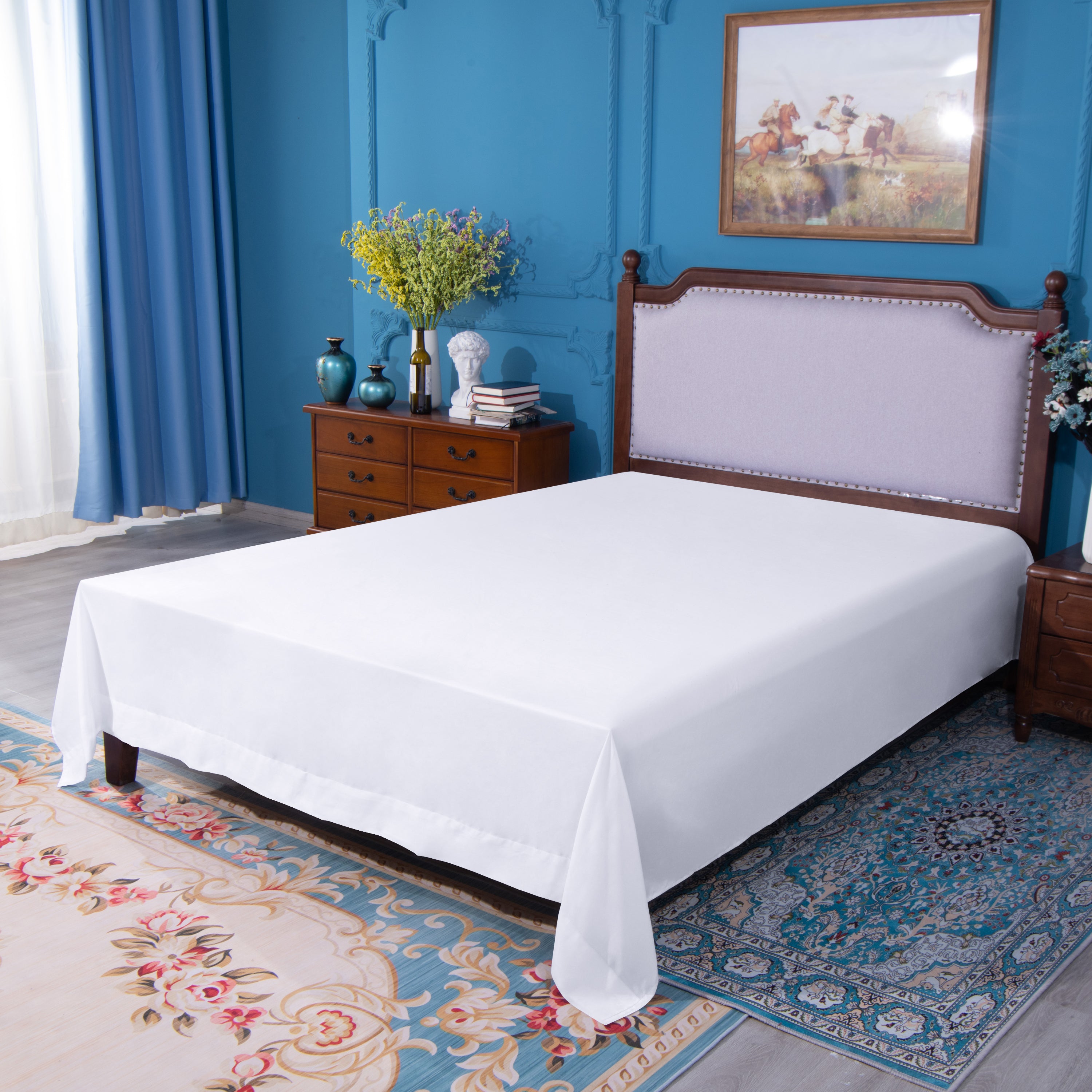 NTBAY Ultra-Soft Microfiber Flat Sheet – Breathable & Cozy