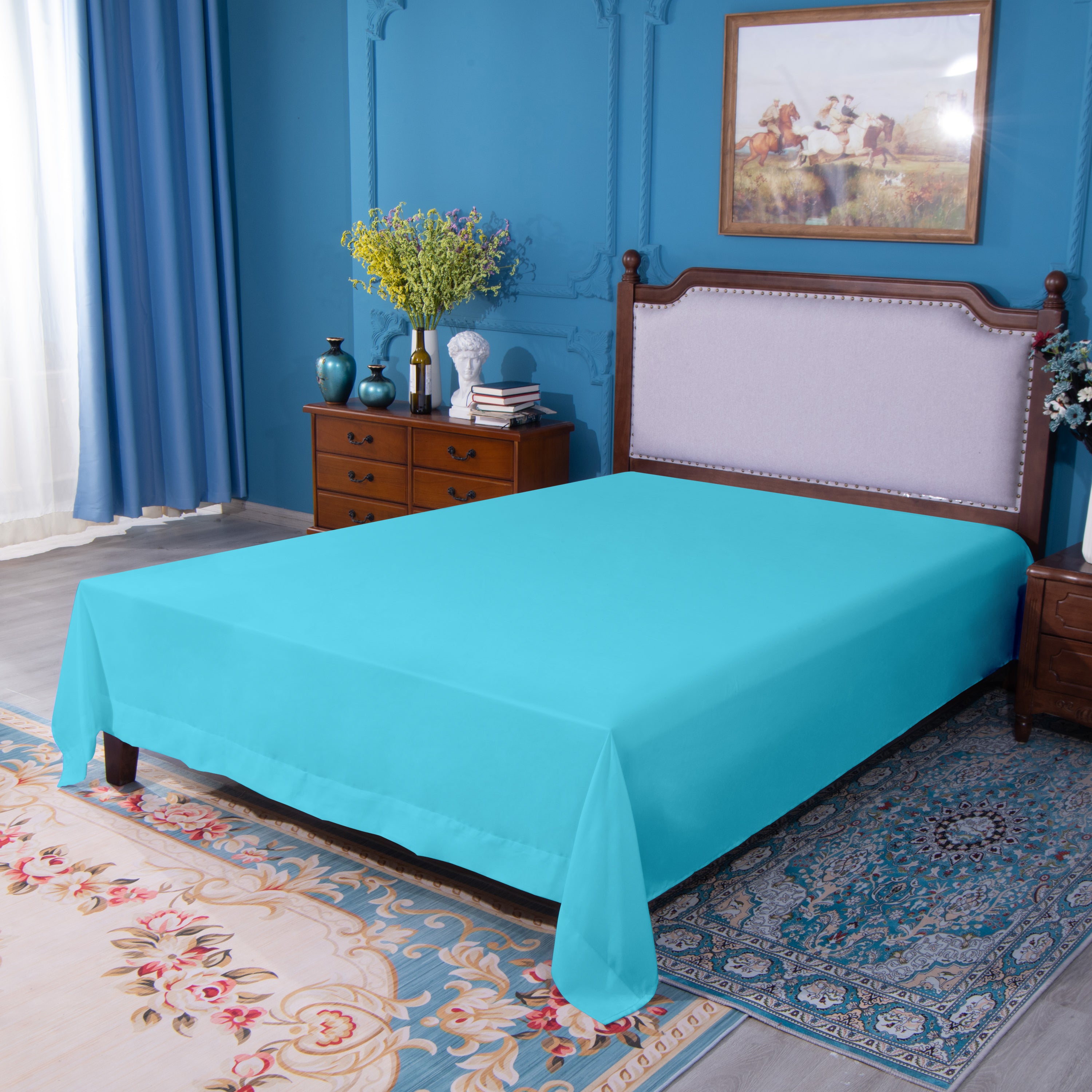 NTBAY Ultra-Soft Microfiber Flat Sheet – Breathable & Cozy