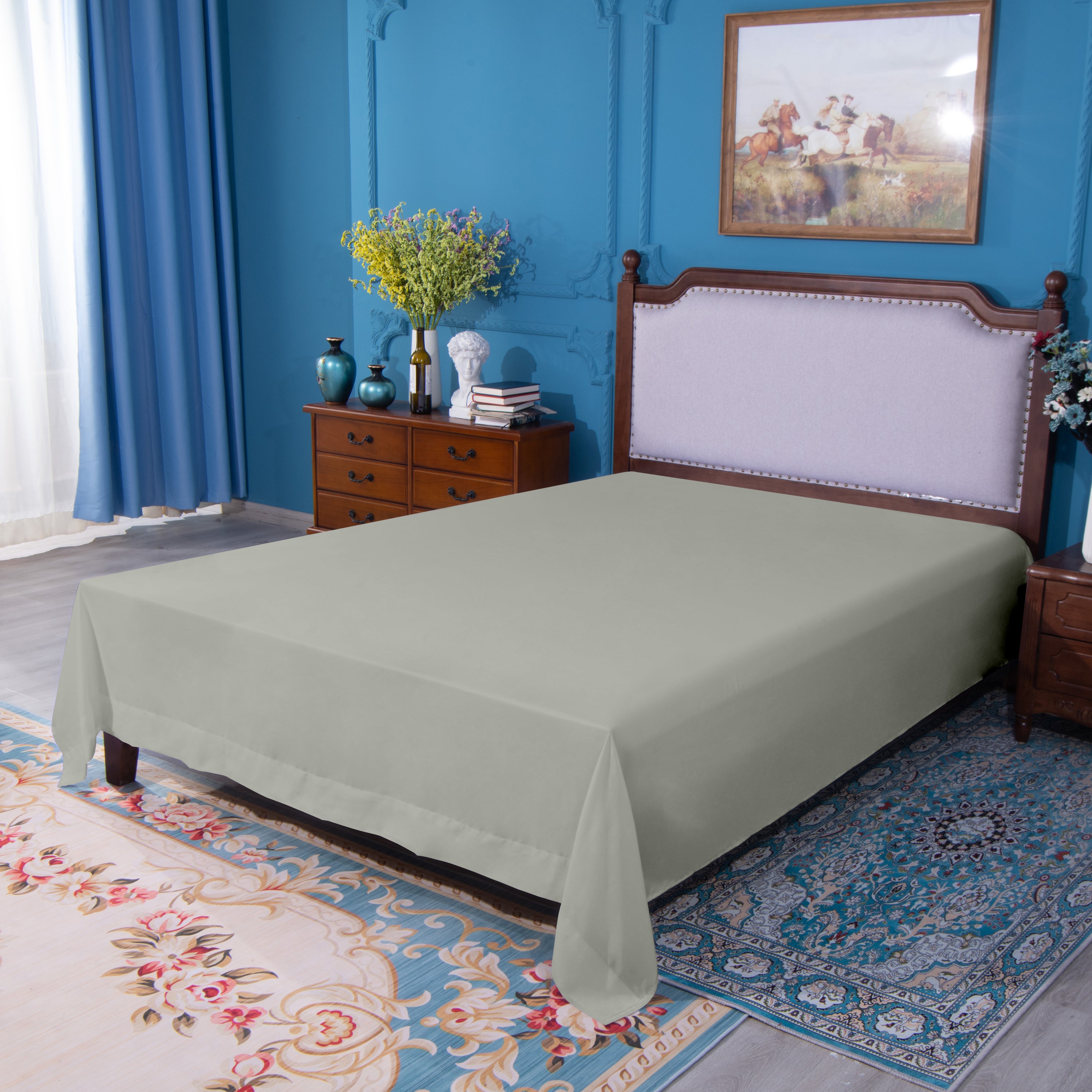 NTBAY Ultra-Soft Microfiber Flat Sheet – Breathable & Cozy