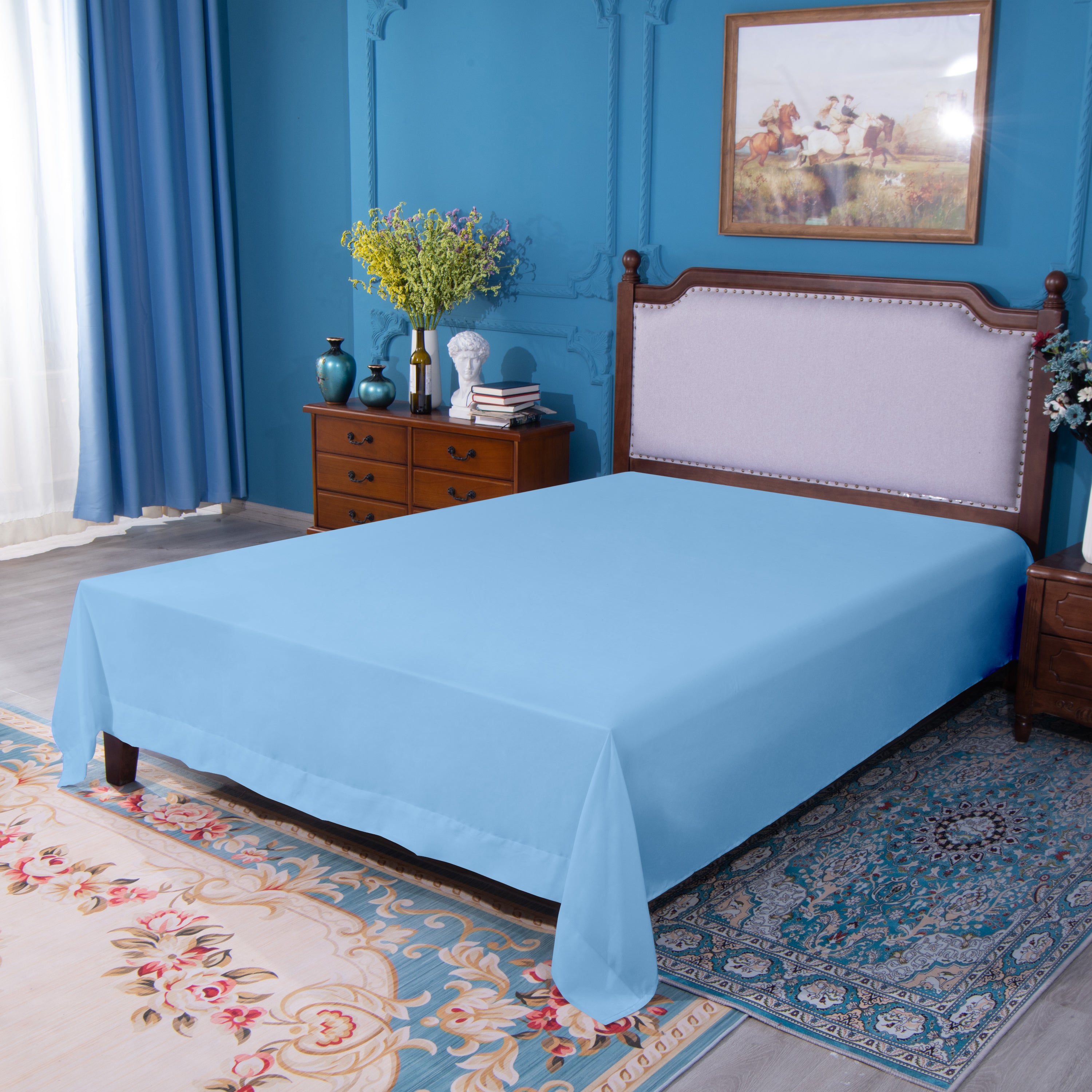 NTBAY Ultra-Soft Microfiber Flat Sheet – Breathable & Cozy