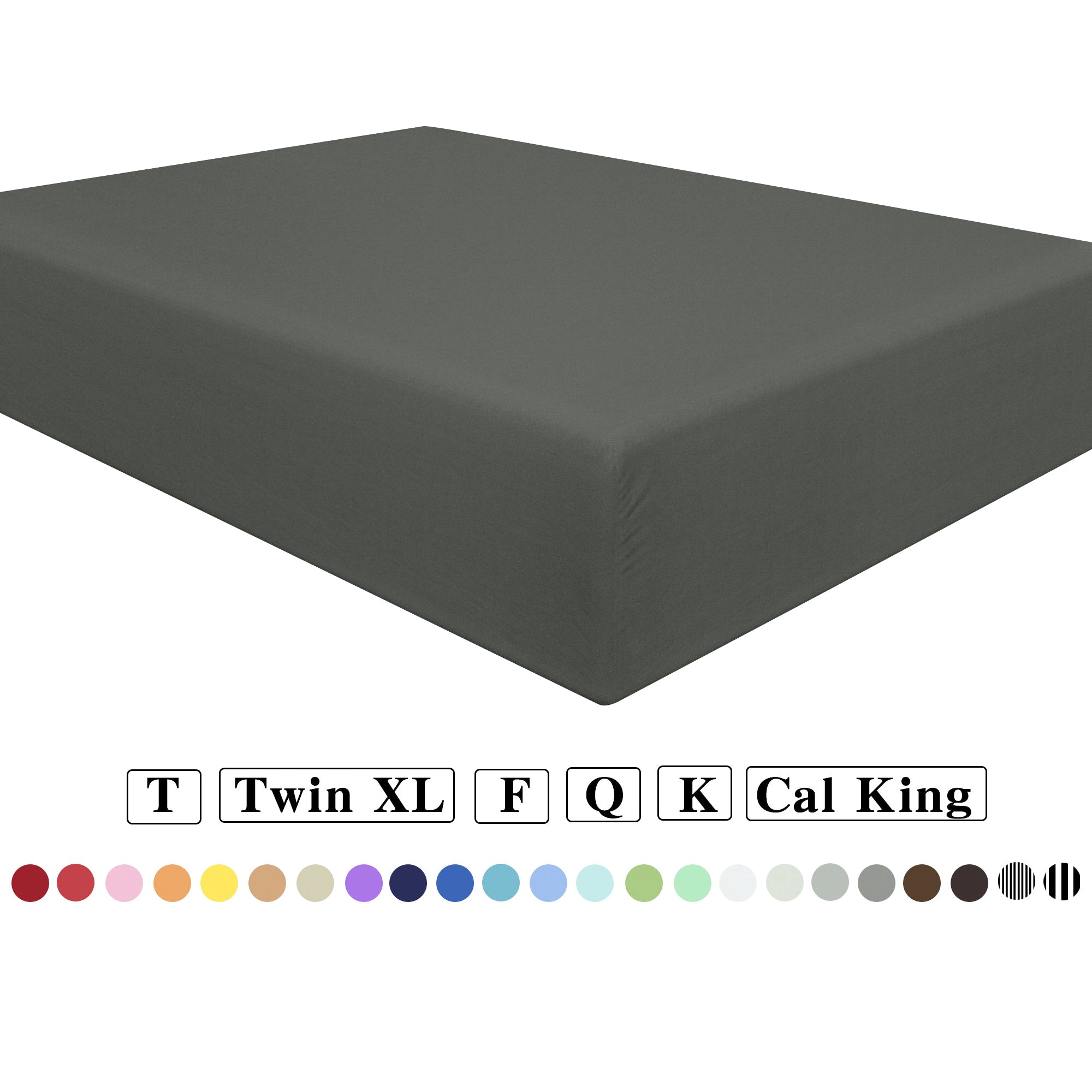 Deep Pocket Fitted Sheet - Soft Microfiber, Wrinkle-Free, Hotel Quality|NTBAY®️