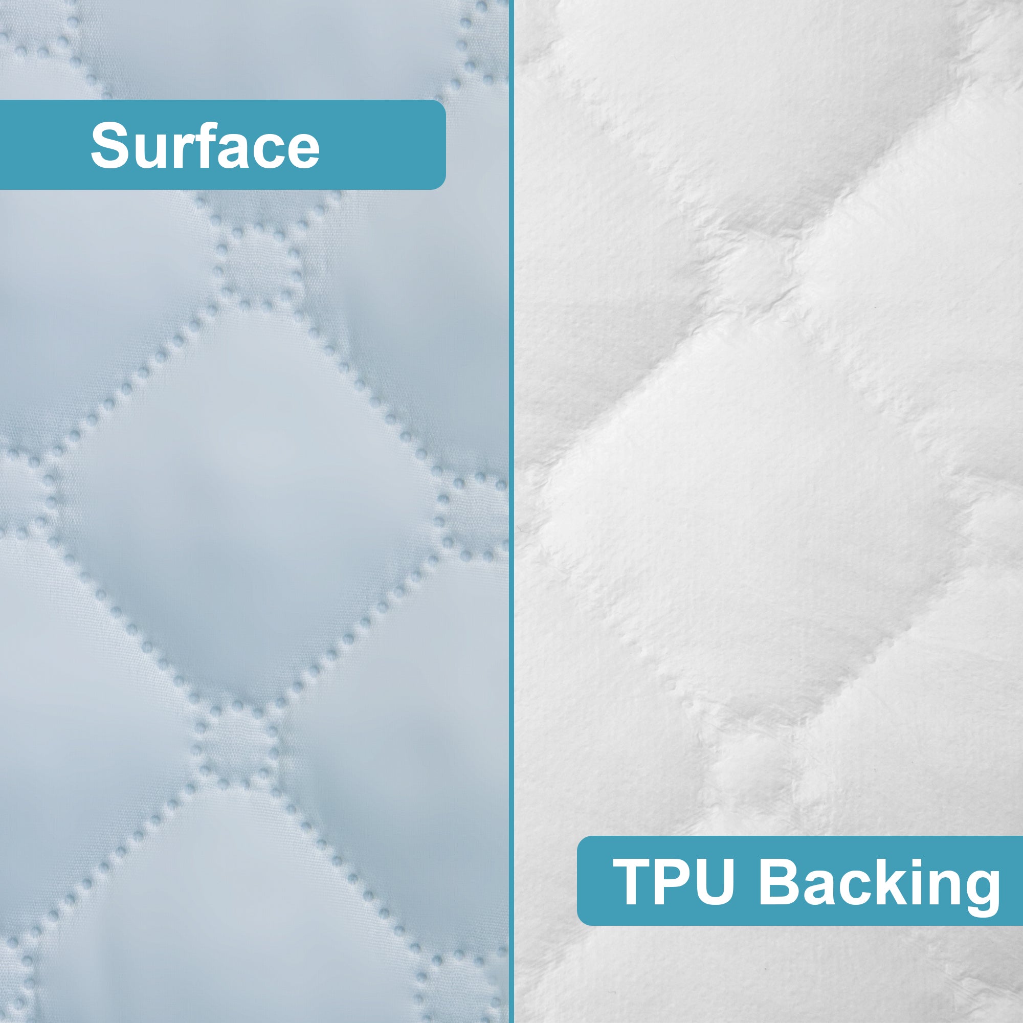 NTBAY 2-Pack Waterproof Crib Mattress Protectors – Washable