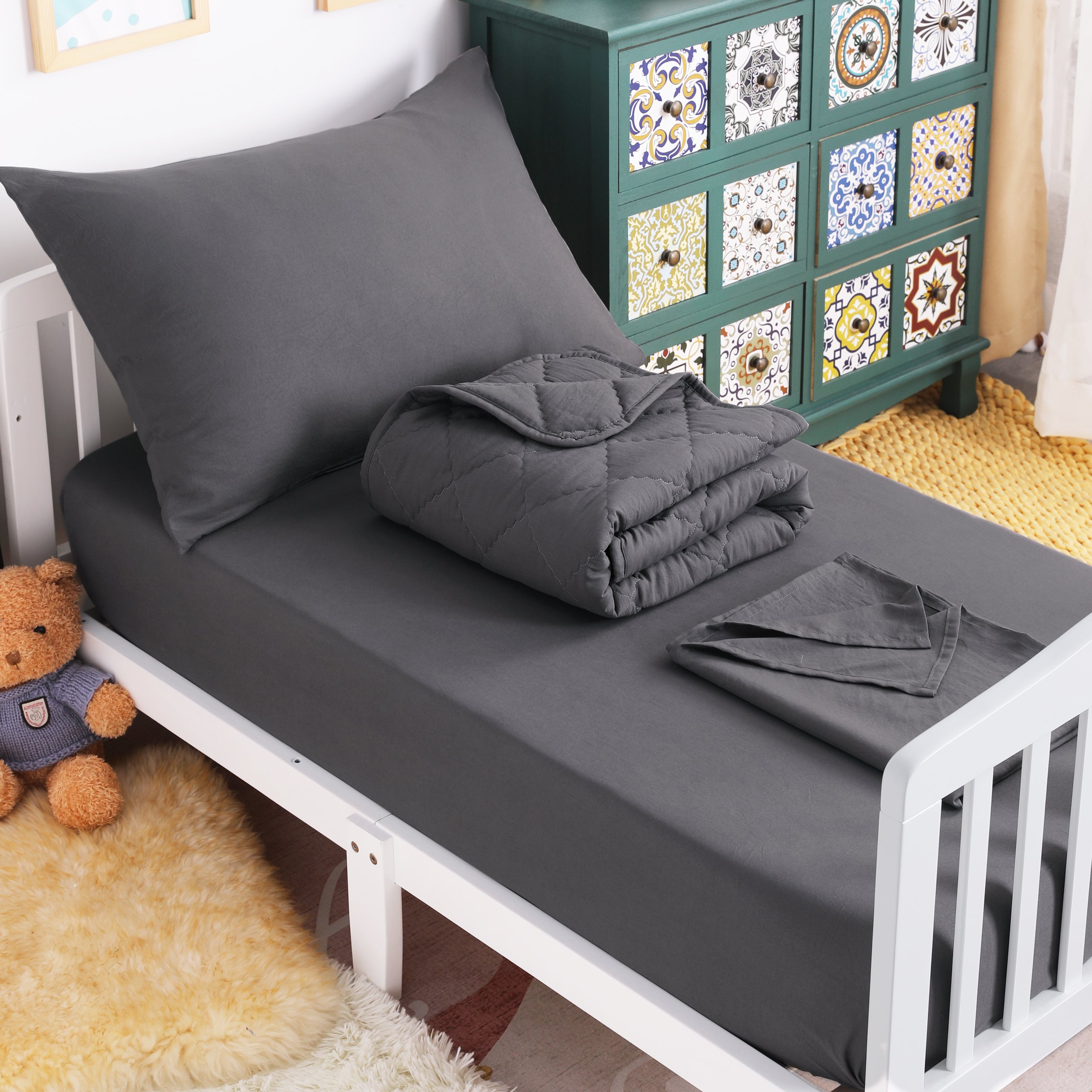4 Pieces Soft Toddler Bedding Set|NTBAY®️ - NTBAY