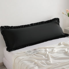 Brushed Microfiber Body Ruffled Pillowcase, Soft Breathable Envelope Closure Pillow Case - NTBAY