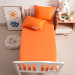 3 Pieces Microfiber Todder Sheet Set, Crib Sheet with Zippered Pillowcases - NTBAY