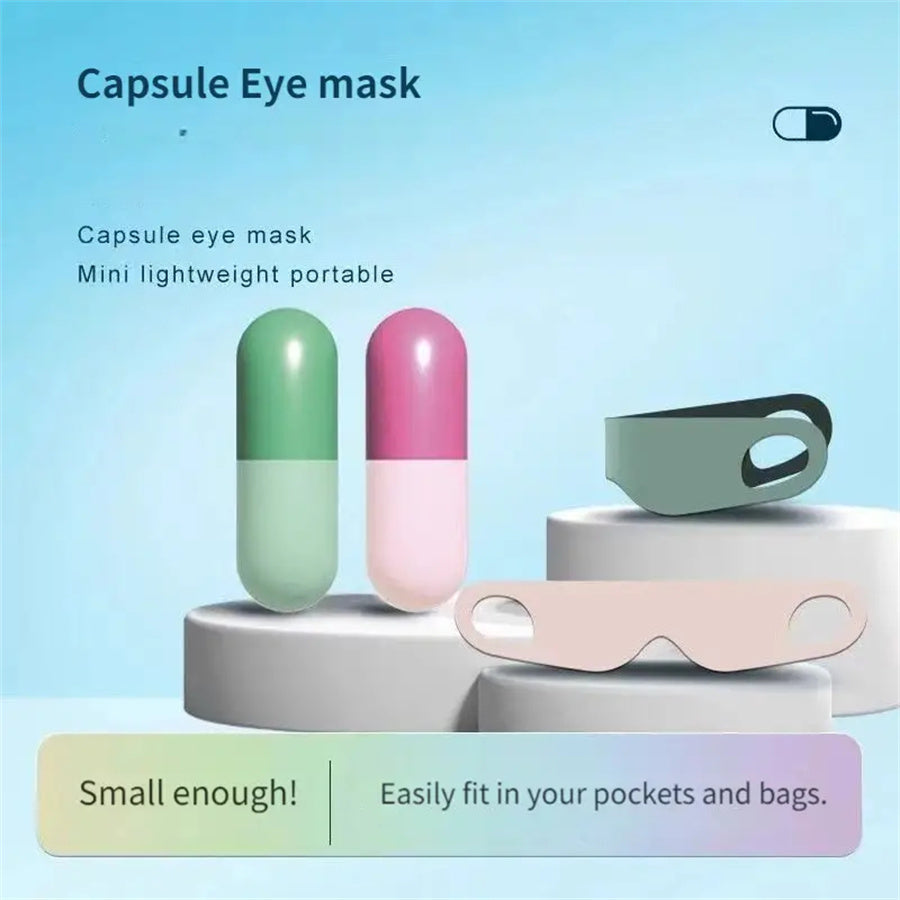 NTBAY Capsule Light-Blocking Eye Mask – Zero Pressure & Travel-Friendly