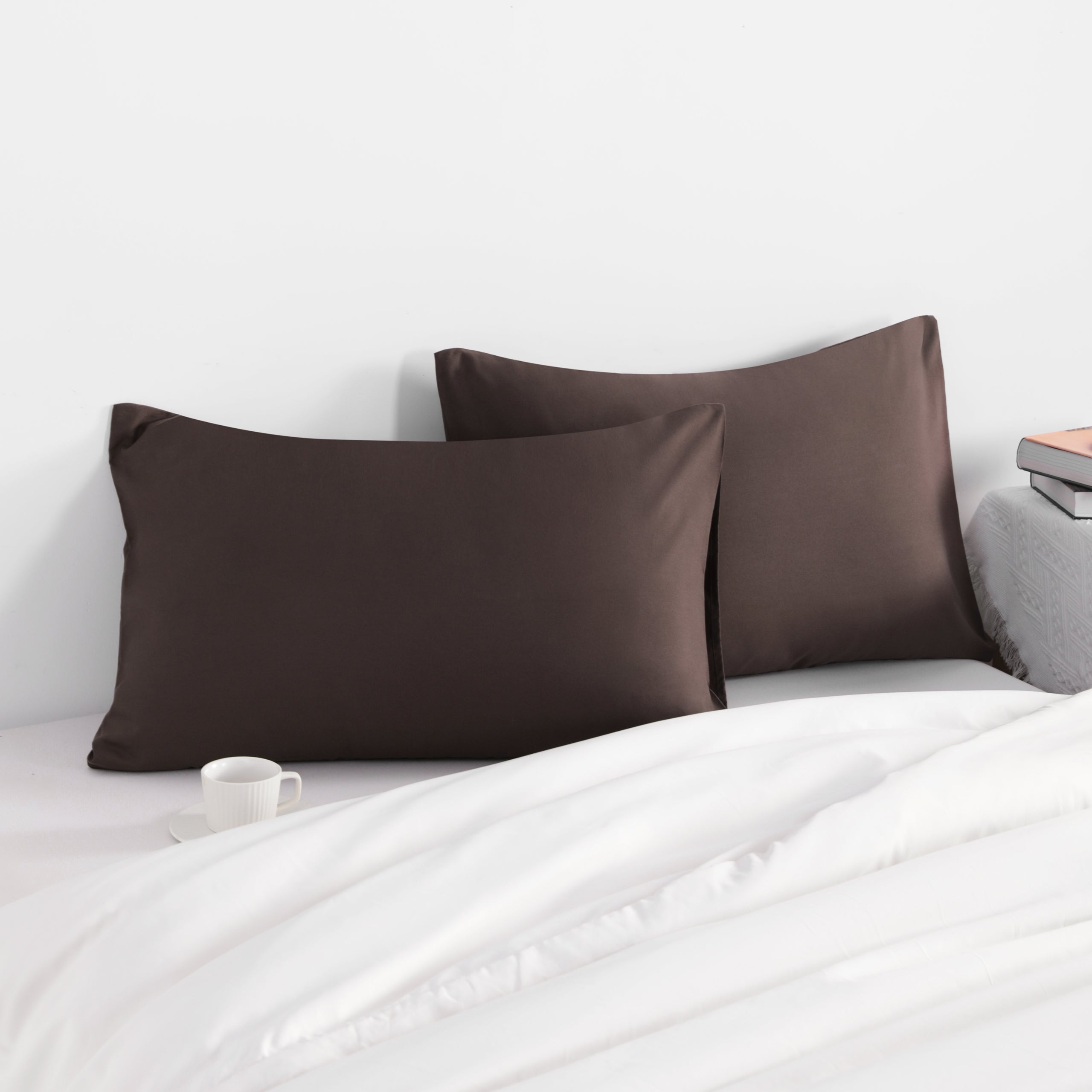 2 Pack Microfiber Queen Pillowcases with Envelope Closure|NTBAY®️ - NTBAY